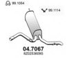 AUDI 8Z0253609S End Silencer